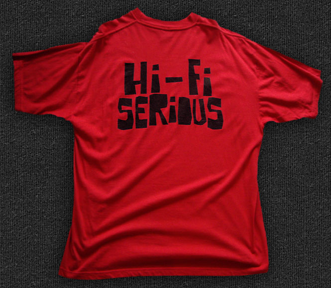Rock 'n' Roll T-shirt - A-HiFi Serious - Back