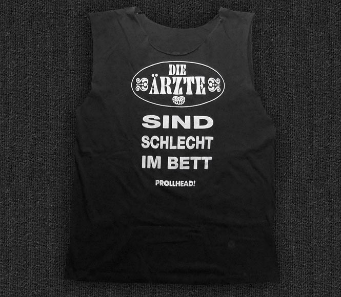 Rock 'n' Roll T-shirt - Die Ärzte-schlecht im Bett (Prollhead)