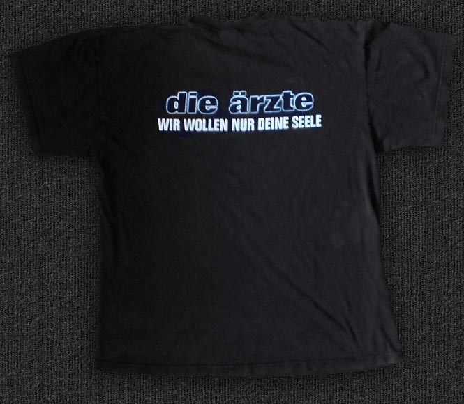 Rock 'n' Roll T-shirt - Die Ärzte-Wir wollen nur deine Seele - Back