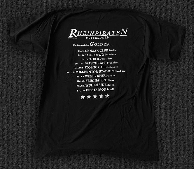Rock 'n' Roll T-shirt - Die Toten Hosen - Rheinpiraten - Back