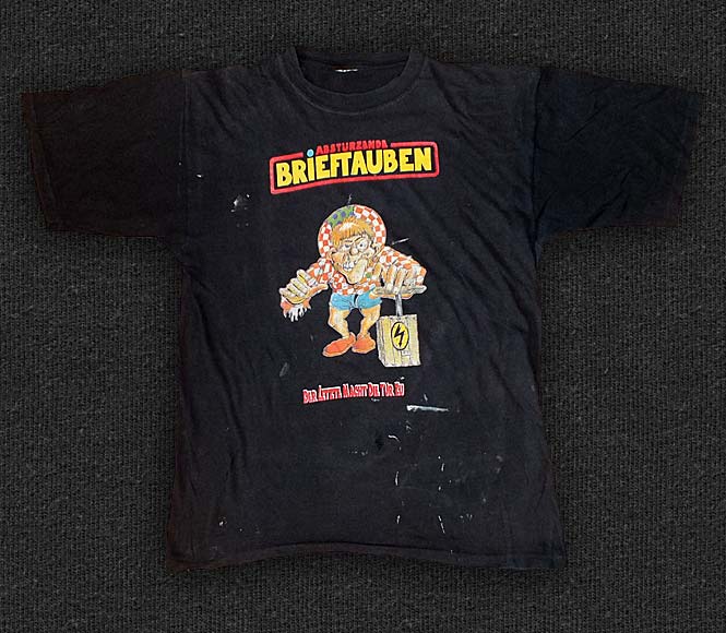 Rock 'n' Roll T-shirt - Abstürzende Brieftauben - Der letzte macht die Tür zu