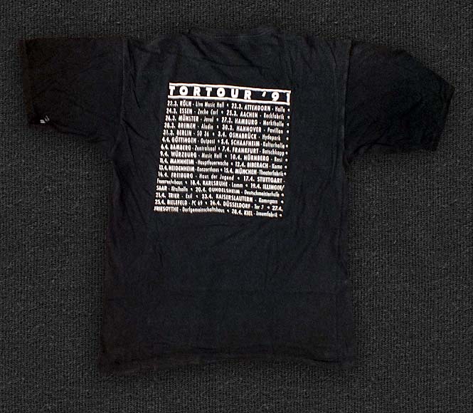 Rock 'n' Roll T-shirt - Abstürzende Brieftauben - Der letzte macht die Tür zu - Back