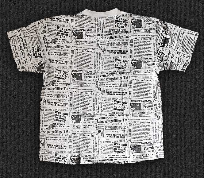 Rock 'n' Roll T-shirt - The Bates - Newsletter - Back