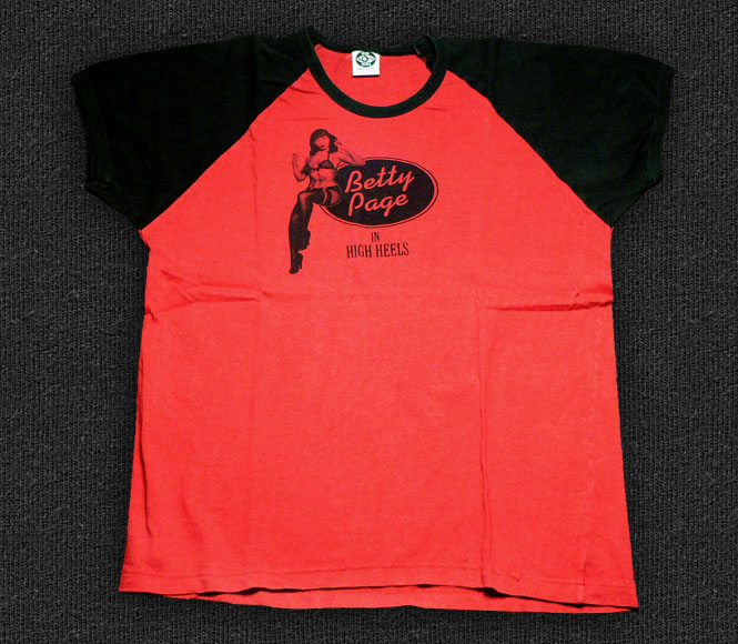 Rock 'n' Roll T-shirt - Betty Page In High Heels