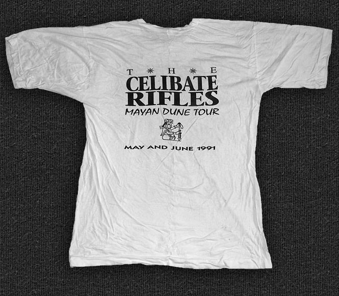 Rock 'n' Roll T-shirt - The Celibate Rifles-Mayan Dune Tour 1994 - Back