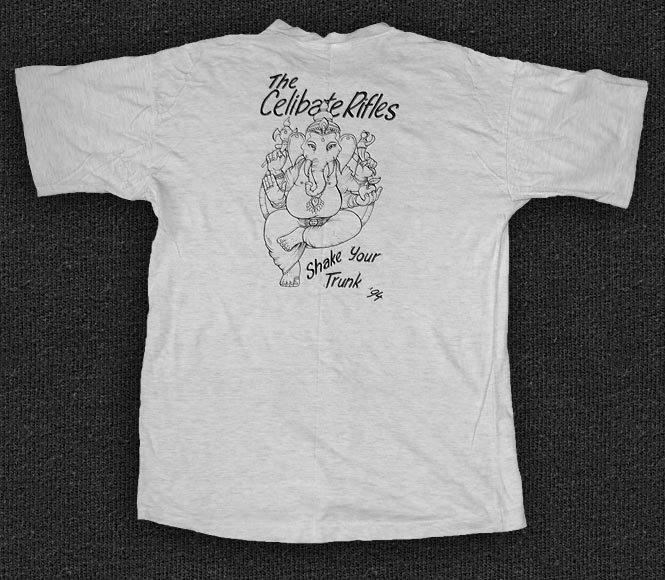 Rock 'n' Roll T-shirt - The Celibate Rifles-Spaceman In A Satin Suit - Back