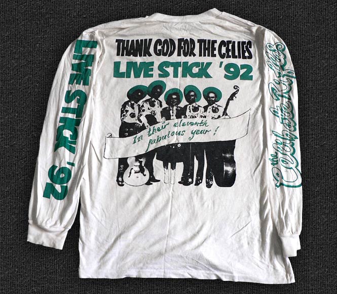 Rock 'n' Roll T-shirt - The Celibate Rifles-Live Stick - Back