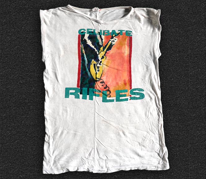 Rock 'n' Roll T-shirt - The Celibate Rifles-self painted