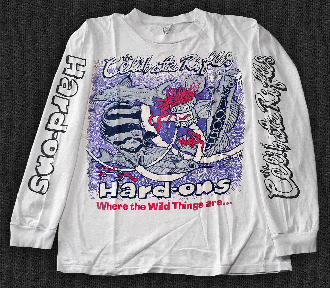 Rock 'n' Roll T-shirt - The Celibate Rifles & The Hard-Ons-Where The Wild Things Are