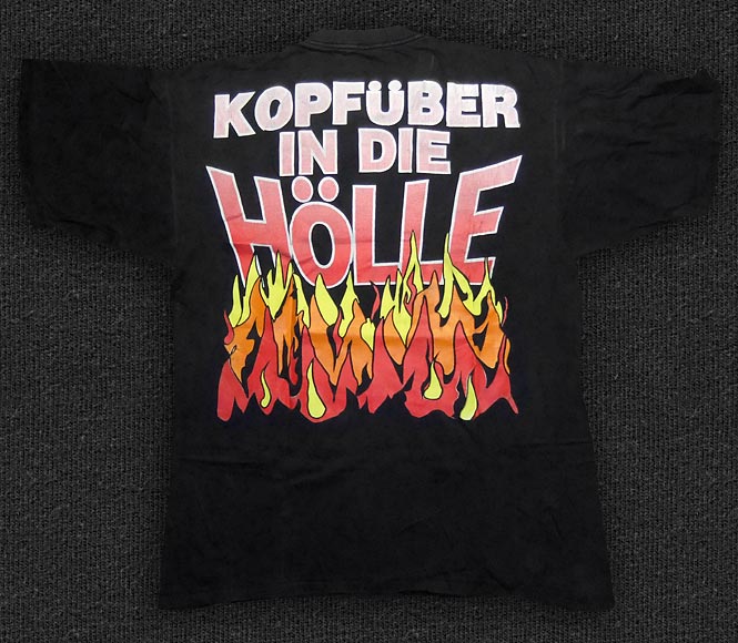 Rock 'n' Roll T-shirt - Die Ärzte-Kopfüber in die Hölle - Back