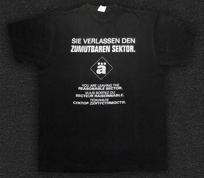 Rock 'n' Roll T-shirt - Die Ärzte-Grenze des Zumutbaren