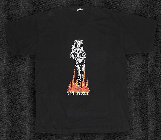 Rock 'n' Roll T-shirt - Die Ärzte-Gwendoline Flame Job