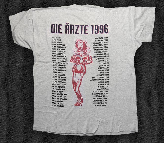 Rock 'n' Roll T-shirt - Die Ärzte-auf Tour - Back