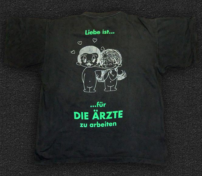 Rock 'n' Roll T-shirt - Die Ärzte-Liebe ist… (Crewshirt) - Back