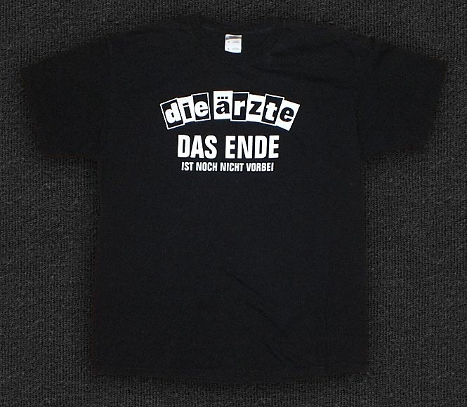 Rock 'n' Roll T-shirt - Die Ärzte - das Ende ist noch nicht vorbei - 2012