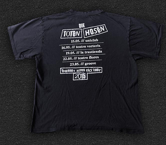 Rock 'n' Roll T-shirt - Die Toten Hosen - Boenos Aires - Back