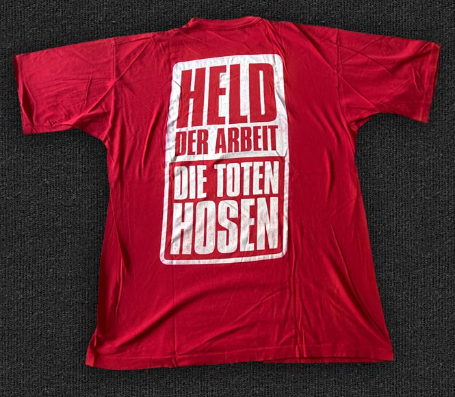 Rock 'n' Roll T-shirt - Die Toten Hosen - Held der Arbeit - Back