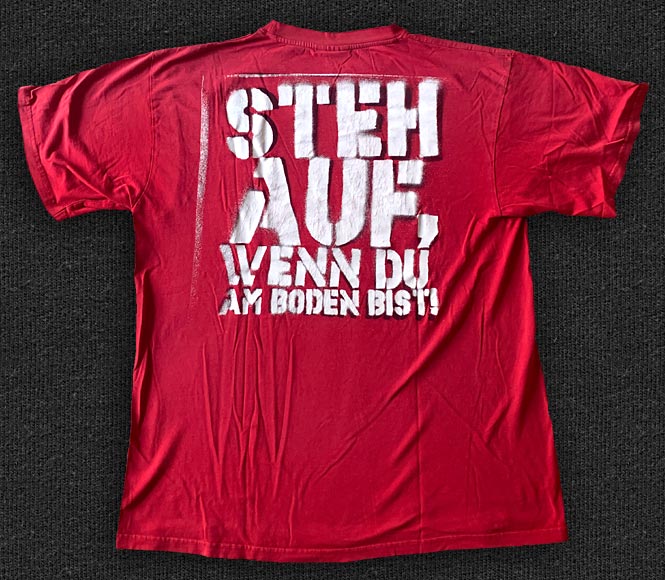 Rock 'n' Roll T-shirt - Die Toten Hosen - Steh auf - Back