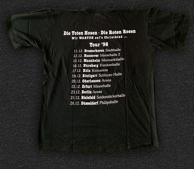 Rock 'n' Roll T-shirt - Die Toten Hosen - Christkind - Back