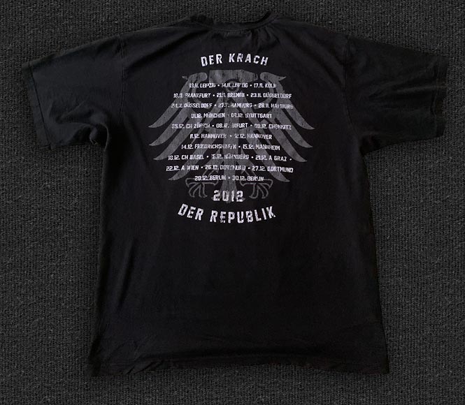 Rock 'n' Roll T-shirt - Die Toten Hosen - Der Krach der Republik - Back
