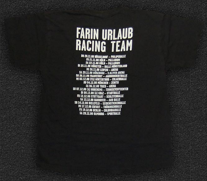Rock 'n' Roll T-shirt - Farin Urlaub Racing Team-Krachgarten - Back
