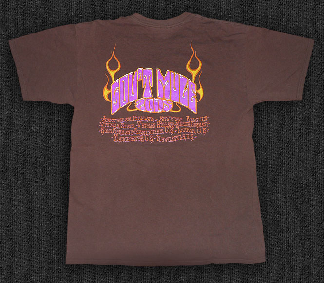 Rock 'n' Roll T-shirt - Gov't Mule - Europe 2005 - Back