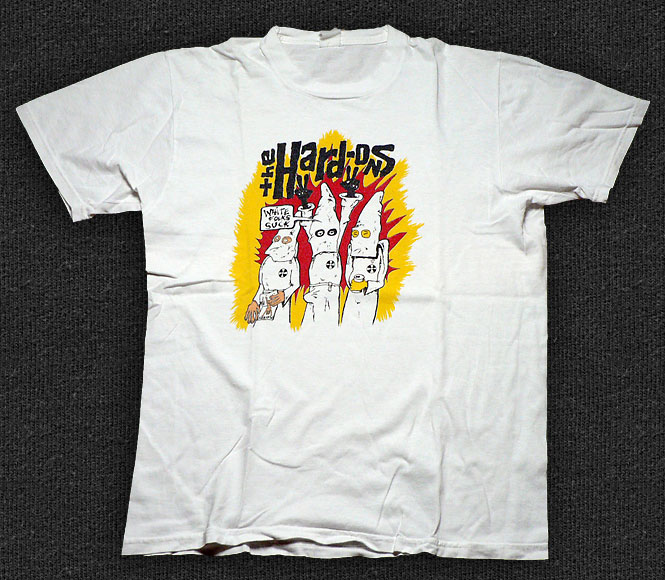 Rock 'n' Roll T-shirt - The Hard-Ons-White Folks