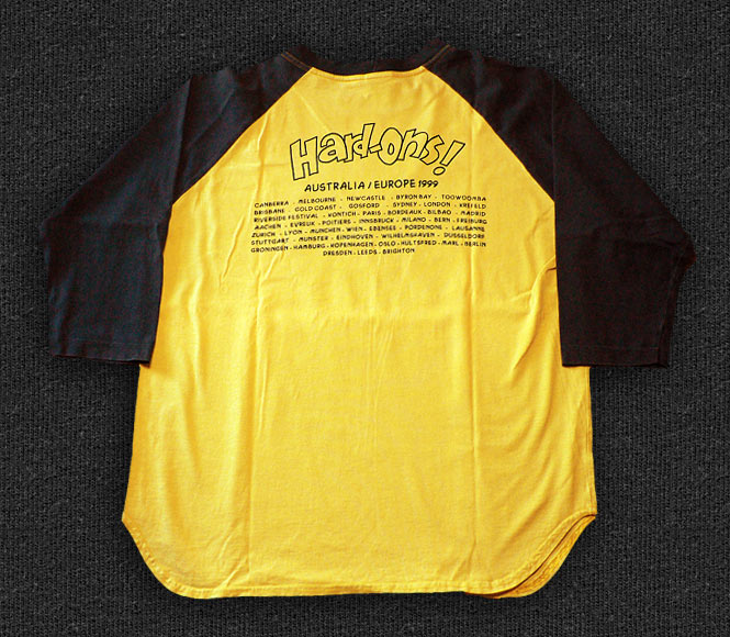 Rock 'n' Roll T-shirt - The Hard-Ons-Tour '99 - Back