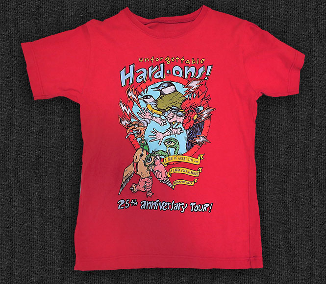 Rock 'n' Roll T-shirt - The Hard-Ons-25th anniversary tour