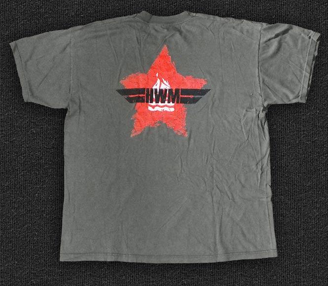 Rock 'n' Roll T-shirt - Hot Water Music - Red Star - Back