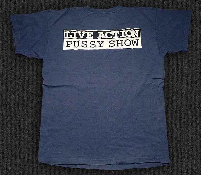 Rock 'n' Roll T-shirt - Live Action Pussy Show - Back