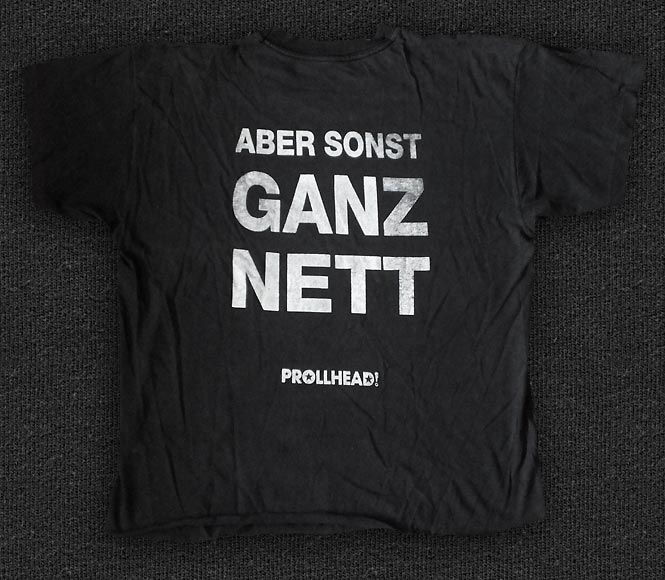 Rock 'n' Roll T-shirt - Prollhead - schlecht im Bett - Back