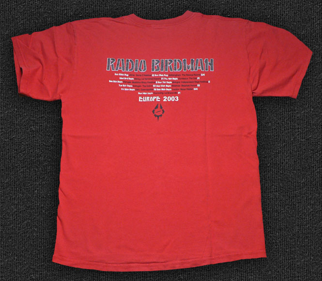 Rock 'n' Roll T-shirt - Radio Birdman-Europe 2003 - Back