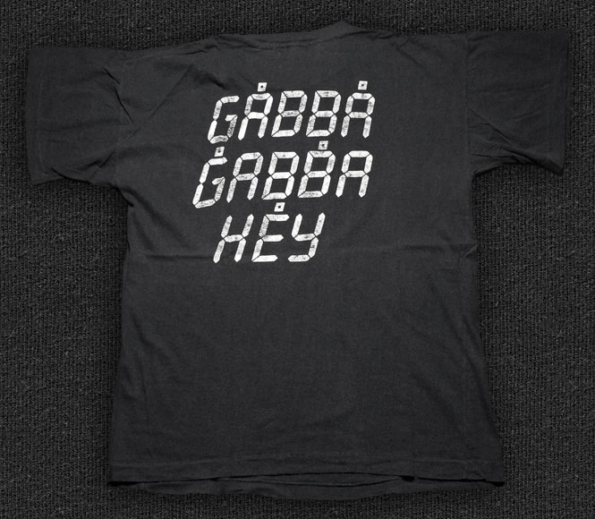 Rock 'n' Roll T-shirt - Ramones-Gabba Gabba Hey - Back