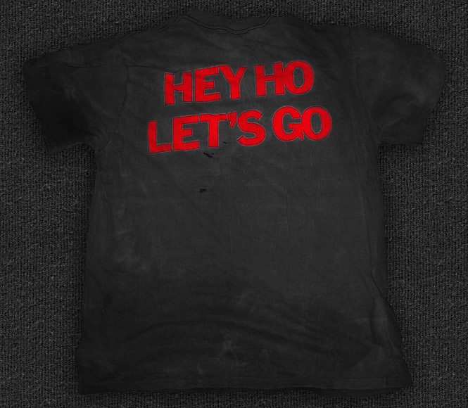 Rock 'n' Roll T-shirt - Ramones-Hey Ho Let's Go - Back